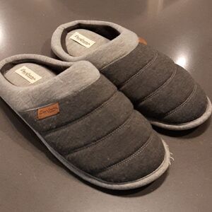 Dearfoams Cozy Comfort Gray Slippers
